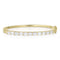 3.45ct emerald cut white diamond modern no-roll bangle <span class='visuallyhidden'>Text, phone 323-404-2959 for shopping assistance.</span>